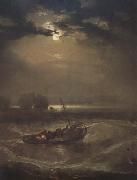 Joseph Mallord William Turner Fishermen at sea (mk31) oil on canvas